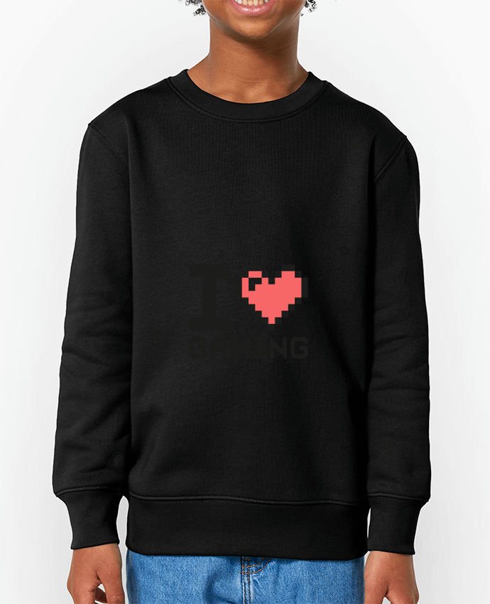 Sweat-shirt enfant I LOVE GAMING Par  Mr moutön