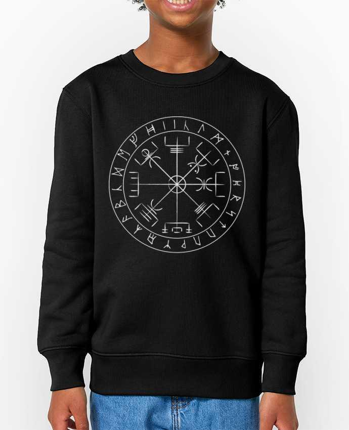 Sweat-shirt enfant Vegvisir symbole viking Par  KronoArt