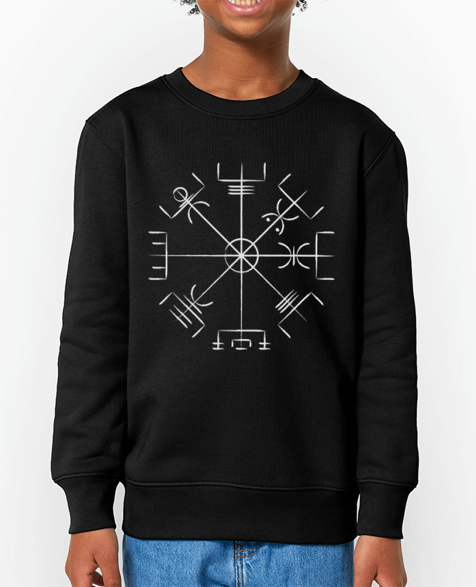 Sweat-shirt enfant Vegvisir symbole viking Par  KronoArt