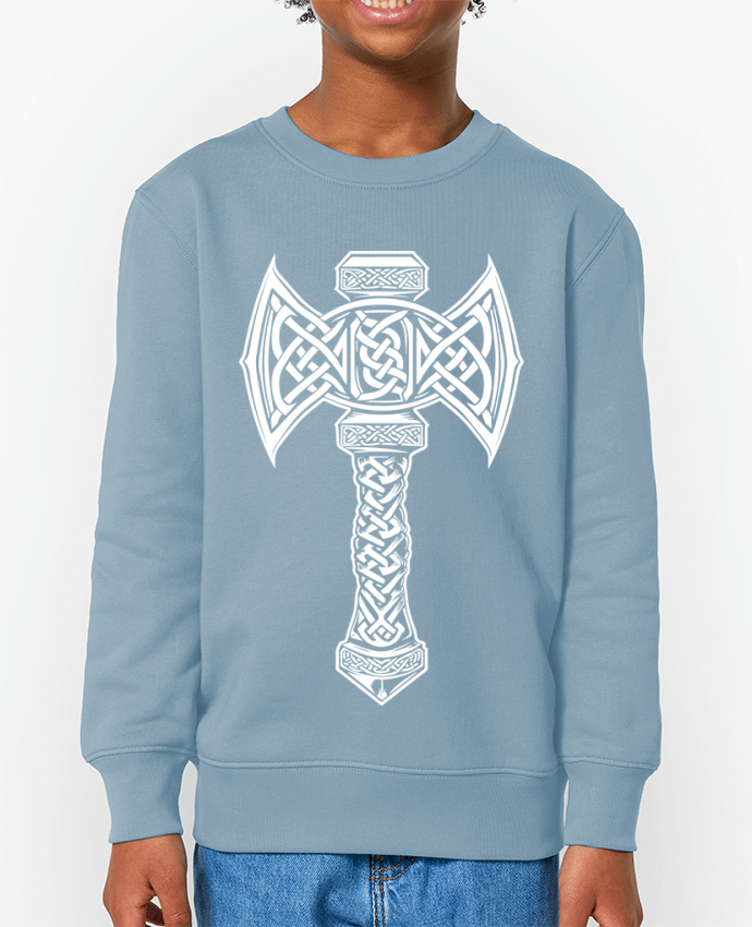 Sweat-shirt enfant Mjöllnir symbole viking Par  KronoArt