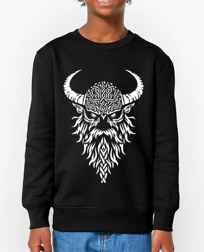 Sweat-shirt enfant Viking warrior head Par  KronoArt