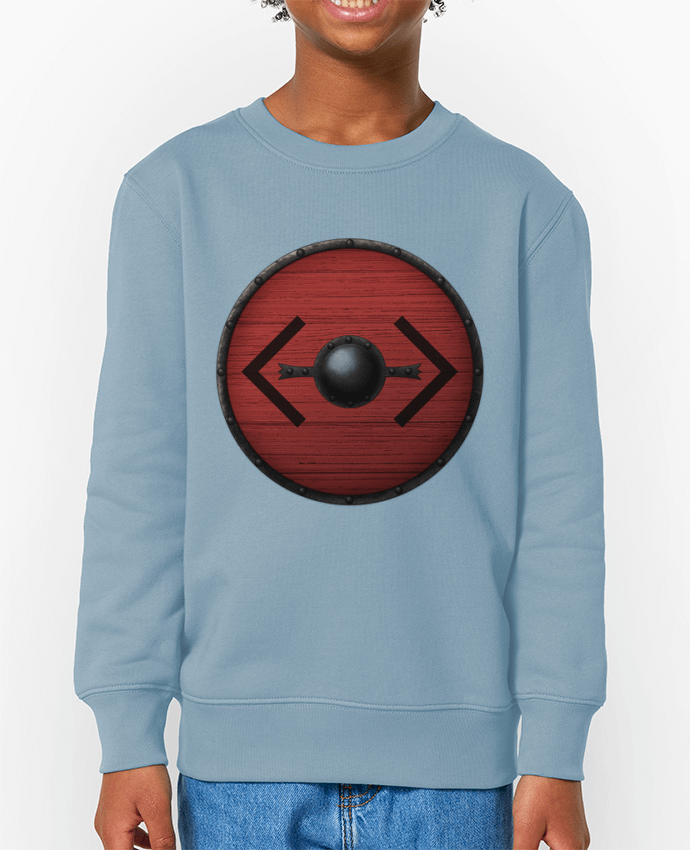 Sweat-shirt enfant Bouclier Viking Par  KronoArt
