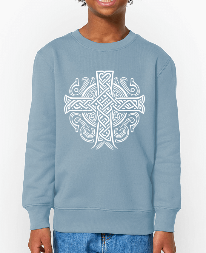 Sweat-shirt enfant Croix Celtique Par  KronoArt