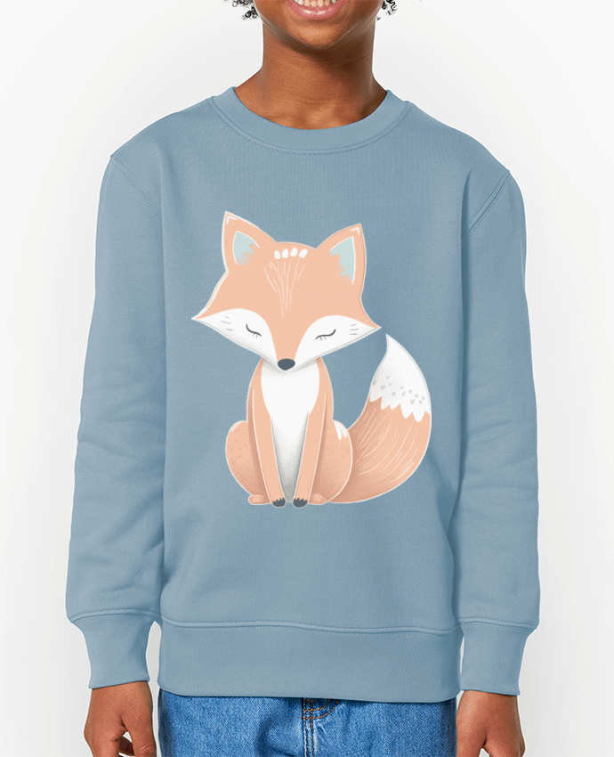 Sweat-shirt enfant Renard stylisé Par  KronoArt