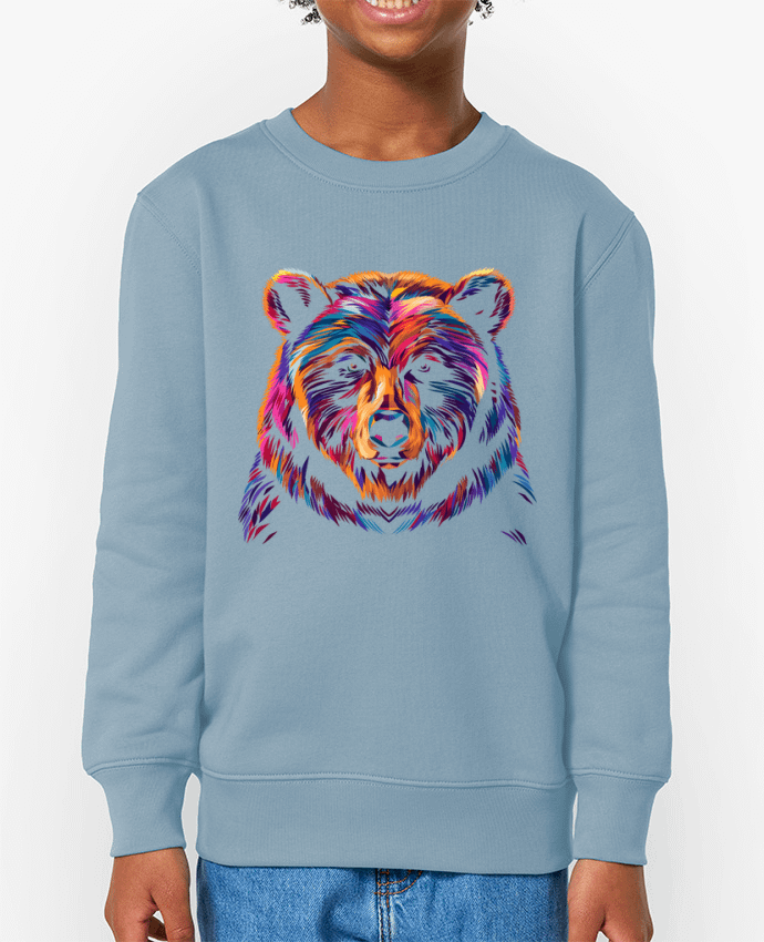 Sweat-shirt enfant Illustration d'Ours stylisé Par  KronoArt