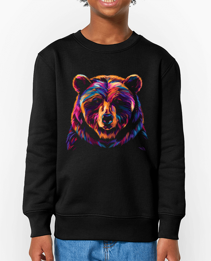 Sweat-shirt enfant Illustration d'Ours stylisé Par  KronoArt