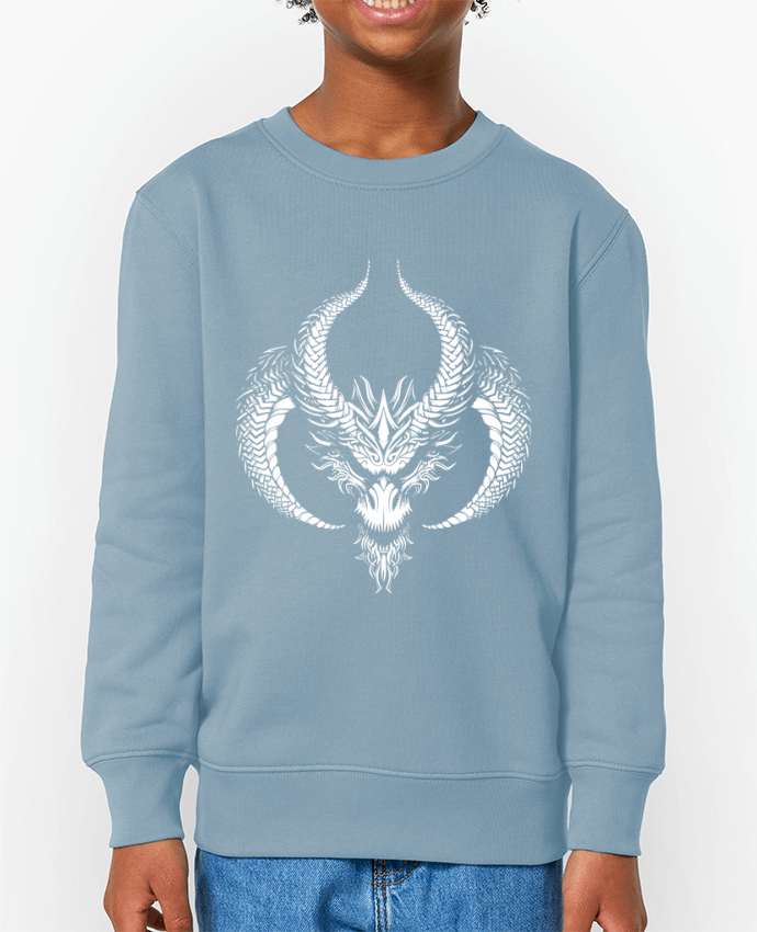 Sweat-shirt enfant Tête de Dragon Par  KronoArt