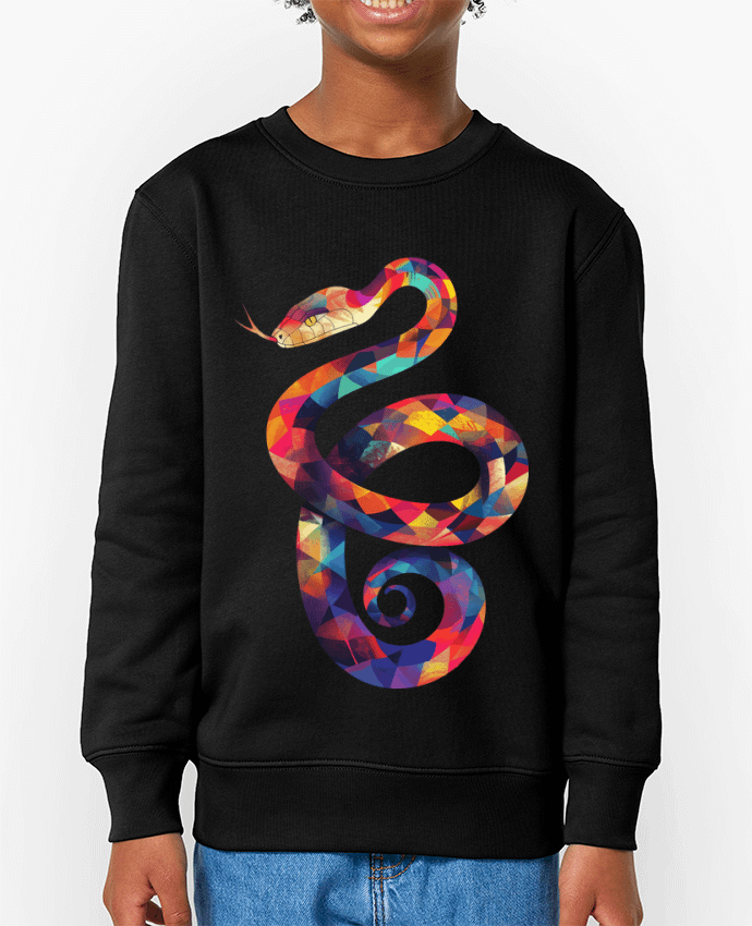 Sweat-shirt enfant Illustration de Serpent stylisé Par  KronoArt