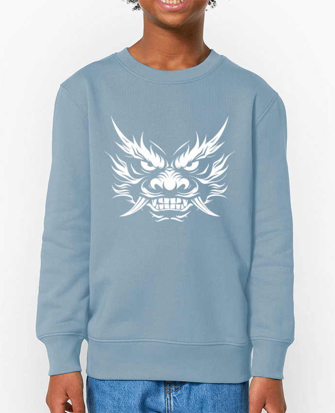 Sweat-shirt enfant Oni, démon Japonais Par  KronoArt