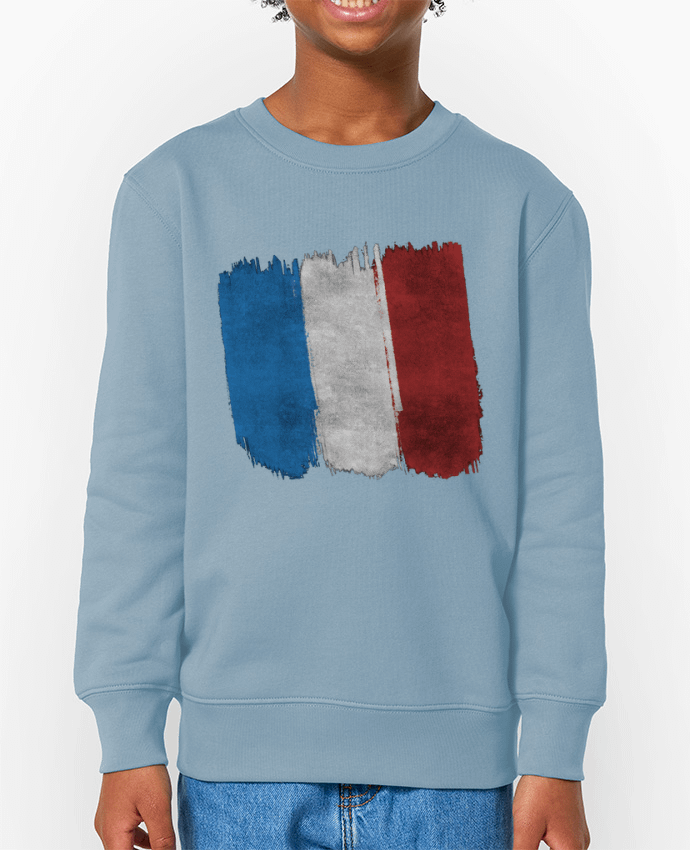 Sweat-shirt enfant Drapeau Français Par  KronoArt
