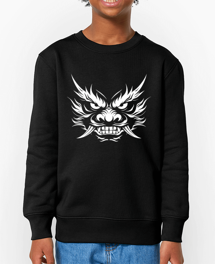 Sweat-shirt enfant Oni, démon Japonais Par  KronoArt