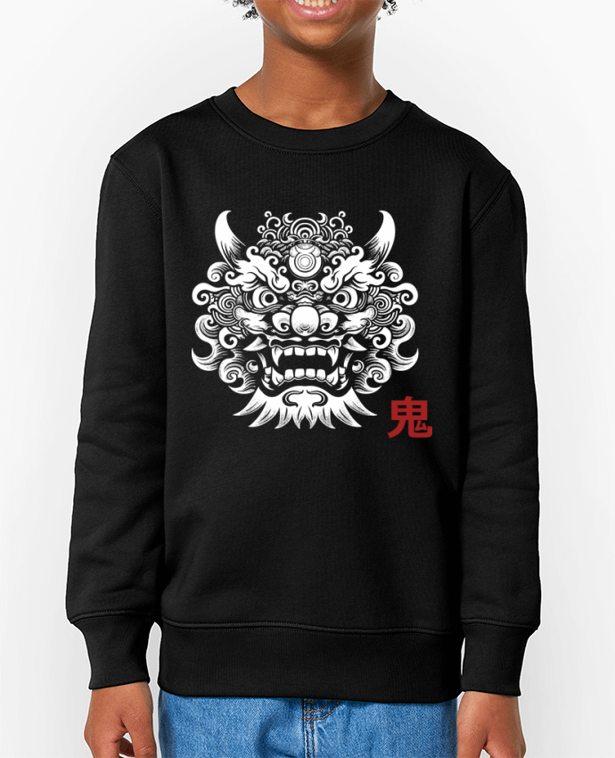 Sweat-shirt enfant Oni, démon Japonais Par  KronoArt