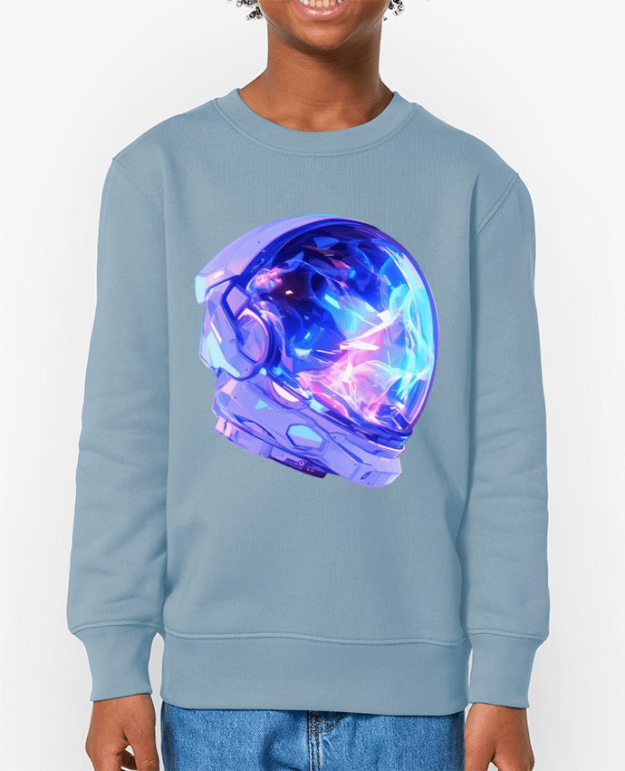 Sweat-shirt enfant Casque d'Astronaute Par  KronoArt