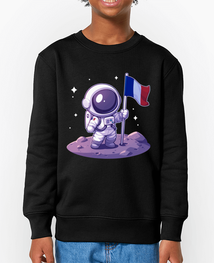 Sweat-shirt enfant Astronaute Français Par  KronoArt