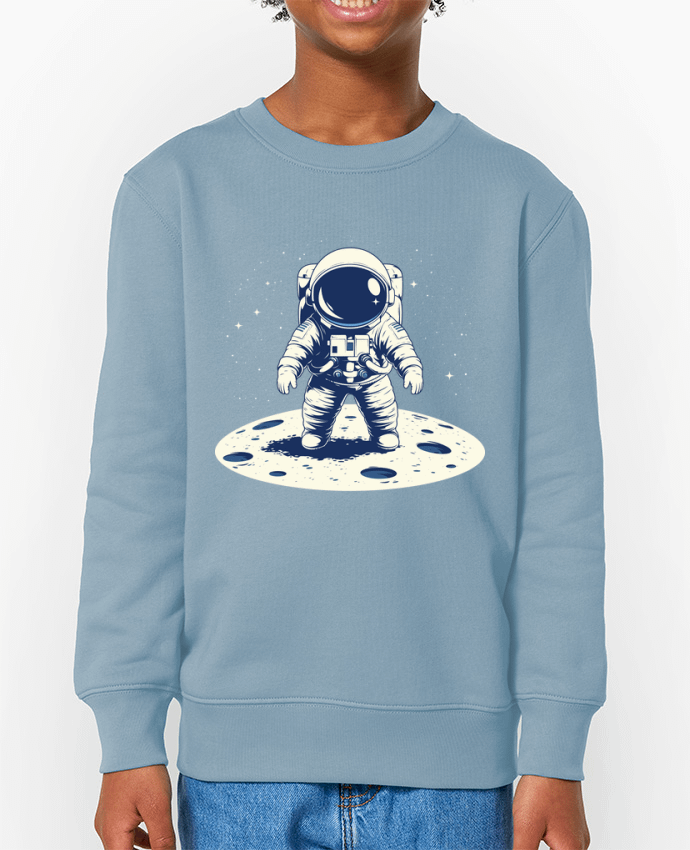 Sweat-shirt enfant Un Astronaute sue la Lune Par  KronoArt