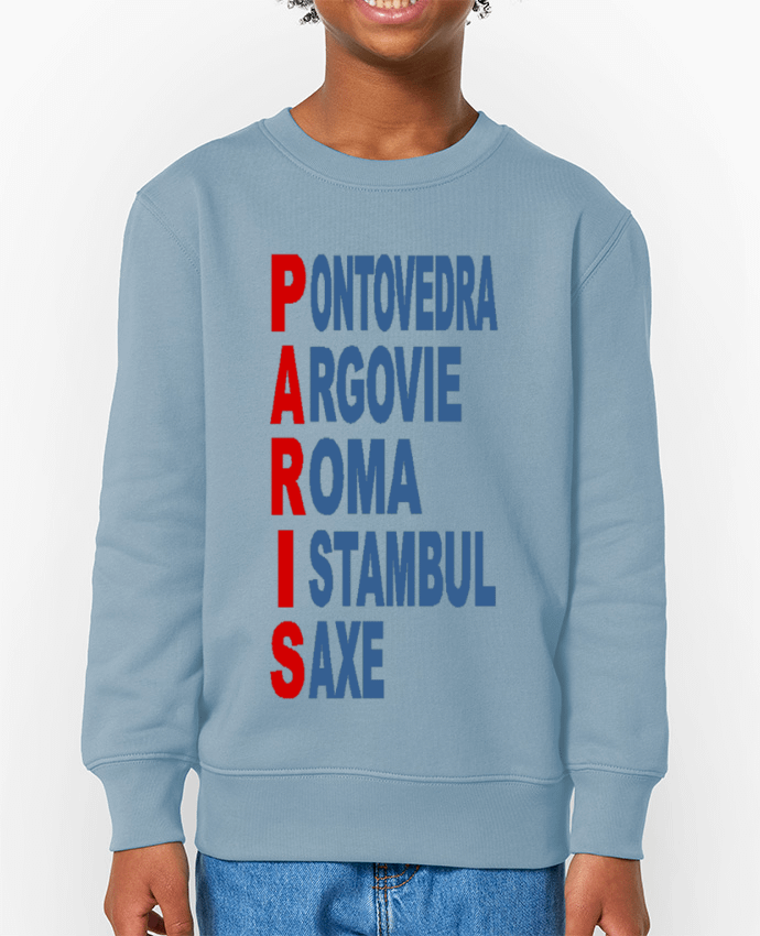 Sweat-shirt enfant TOURISME  EUROPE Par  FIRST  STAR