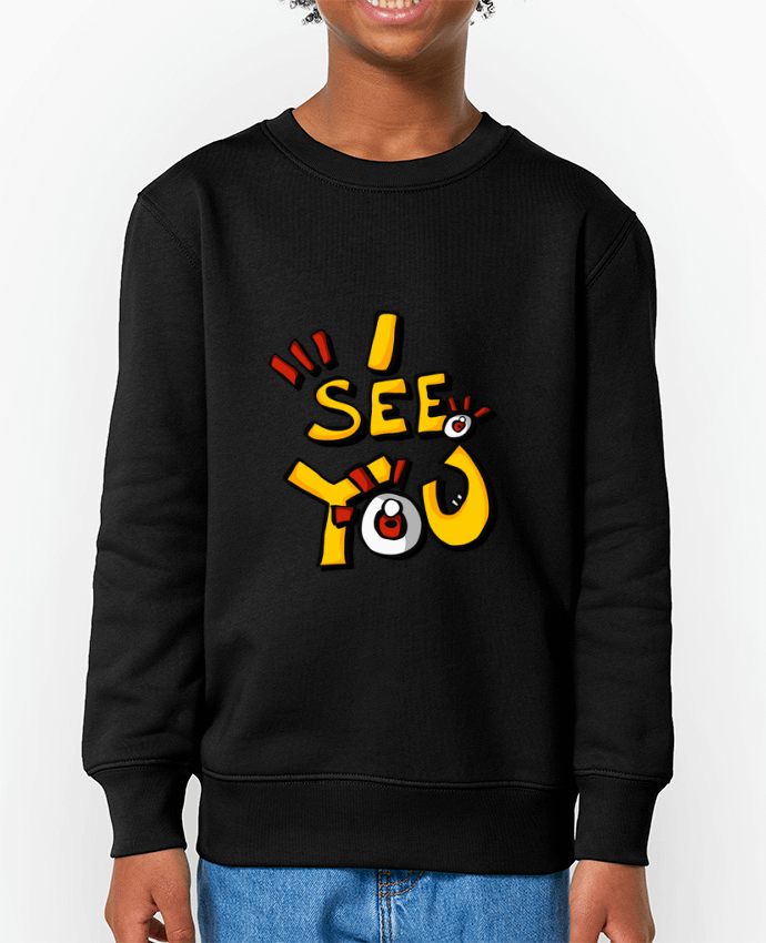 Sweat-shirt enfant I see you Par  Geia