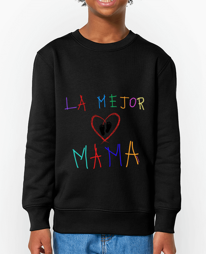 Sweat-shirt enfant La mejor MAMA Par  Diseños jeen