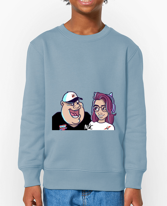 Sweat-shirt enfant Les bouilles en duo Par  Gerome En Live