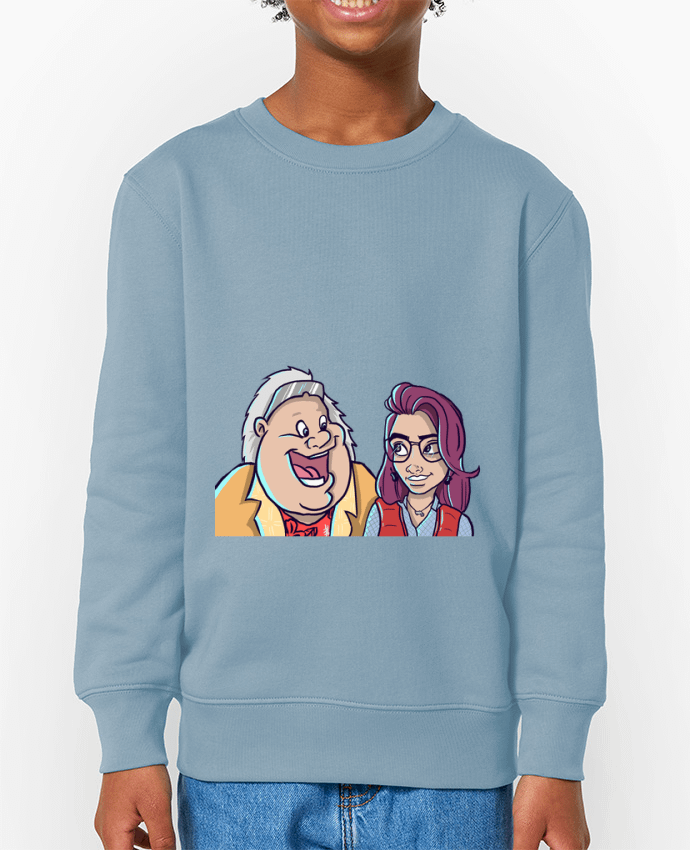 Sweat-shirt enfant Les bouilles du futur Par  Gerome En Live