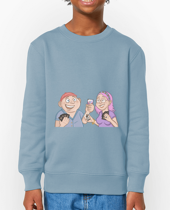 Sweat-shirt enfant Les Bouilles Lorcana Duo Par  Gerome En Live