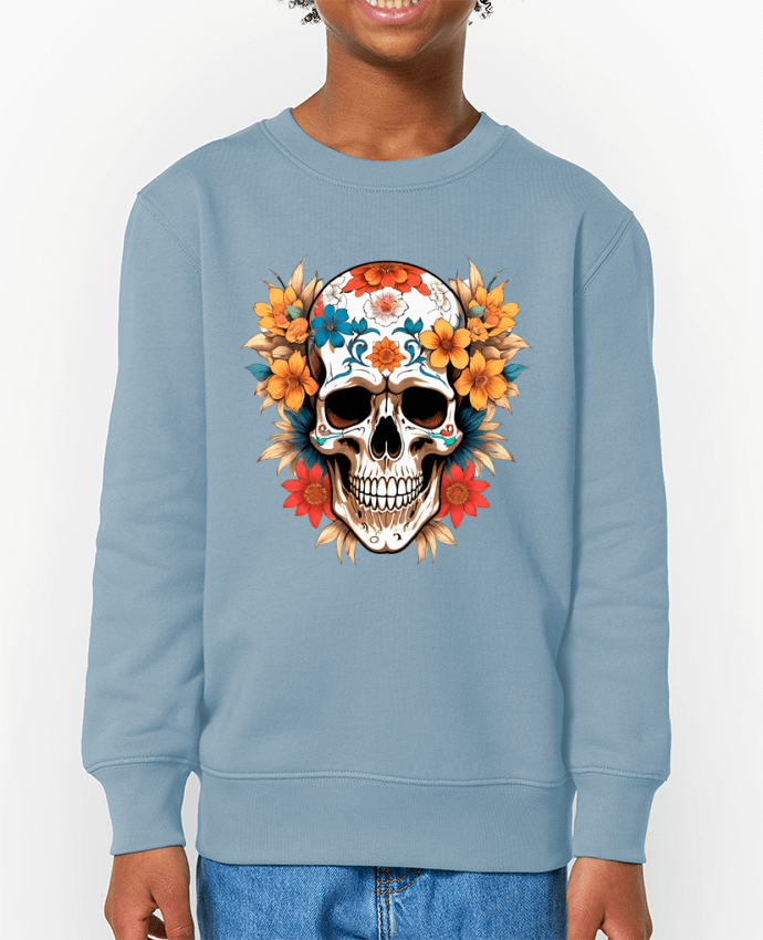 Sweat-shirt enfant La vida, al Final, nos da Flores Par  33designerarte