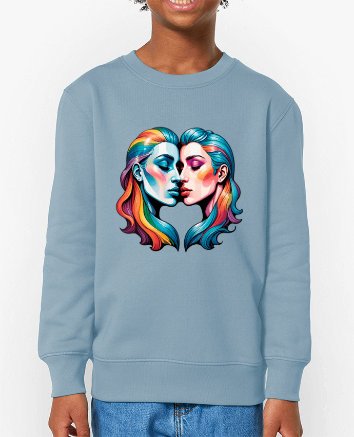 Sweat-shirt enfant LOVE WITHOUT LIMITS Par  33designerarte