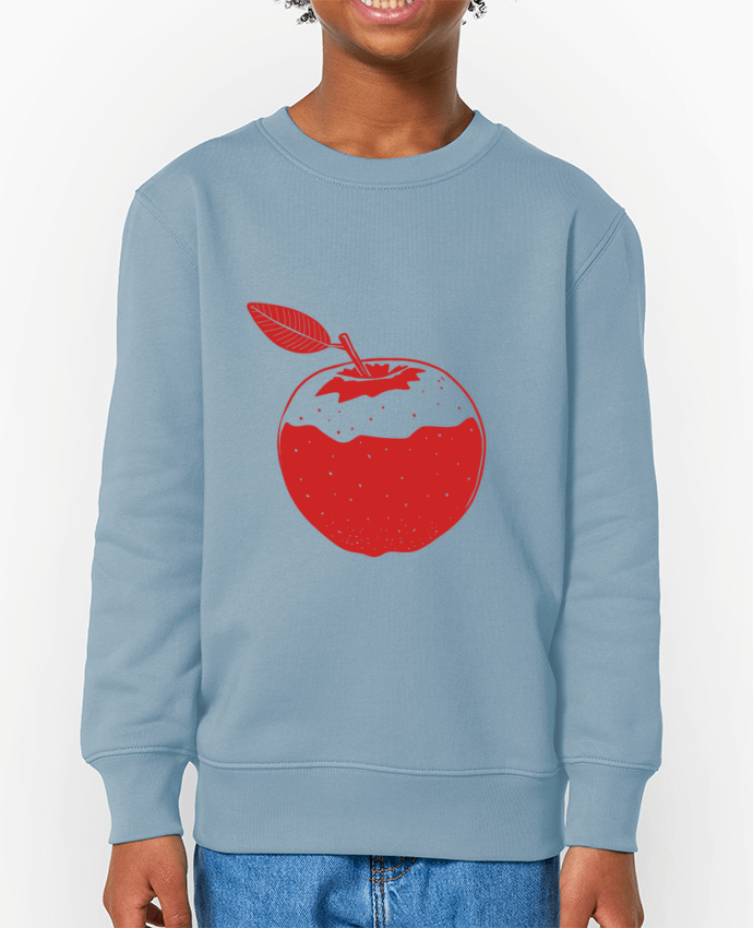 Sweat-shirt enfant Pomme rouge Par  TOMI AX