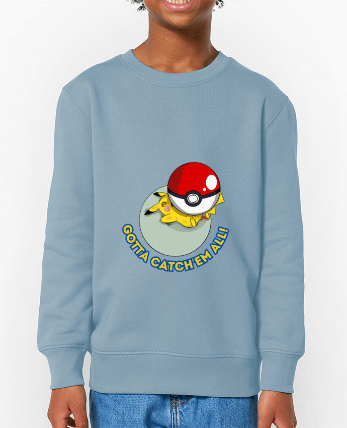 Sweat-shirt enfant captured pikachu Par  Darkafreak