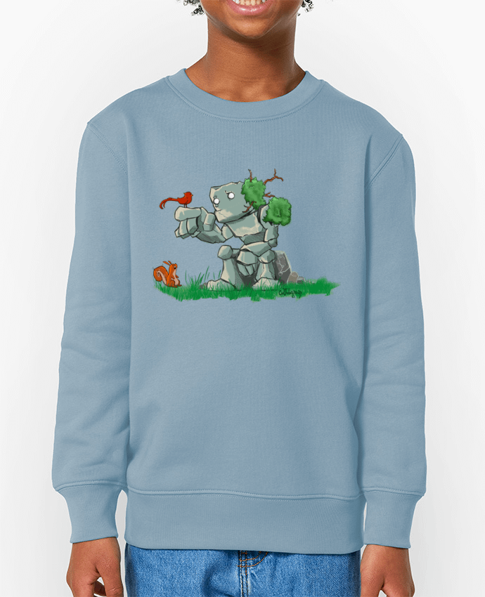 Sweat-shirt enfant Golem Printanier Par  Chovbazart