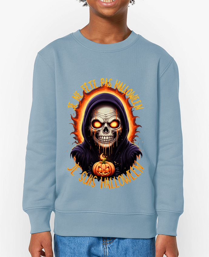 Sweat-shirt enfant Je Ne Fête Pas Halloween, Je Suis Halloween Par  Phocea Editions