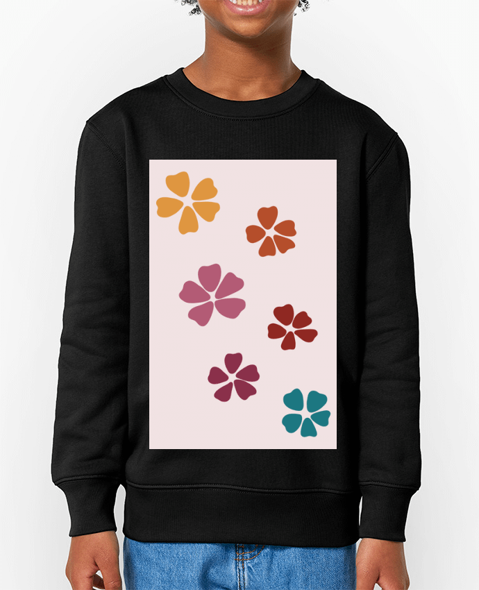 Sweat-shirt enfant Fleurs Par  Clemence_Bellay