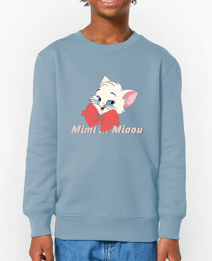 Sweat-shirt enfant Chat nœud papillon Par  Jils-création.fr