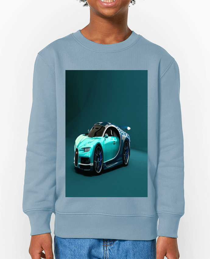 Sweat-shirt enfant Image de synthèse de voiture Par  White Tiger 60