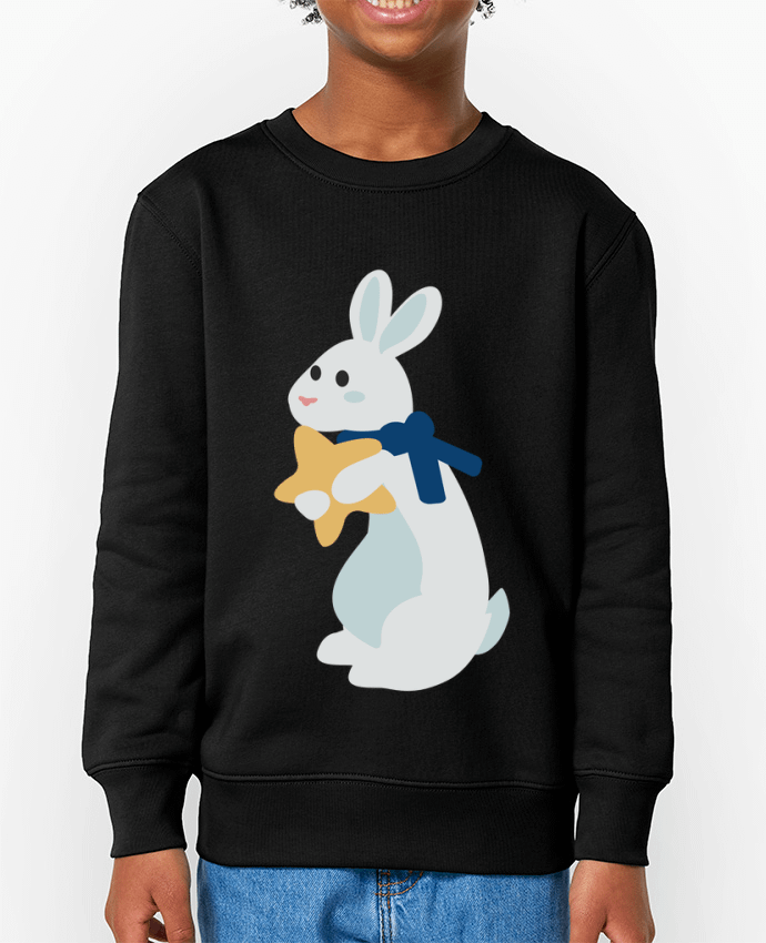 Sweat-shirt enfant Lapin de noel Par  Babu 