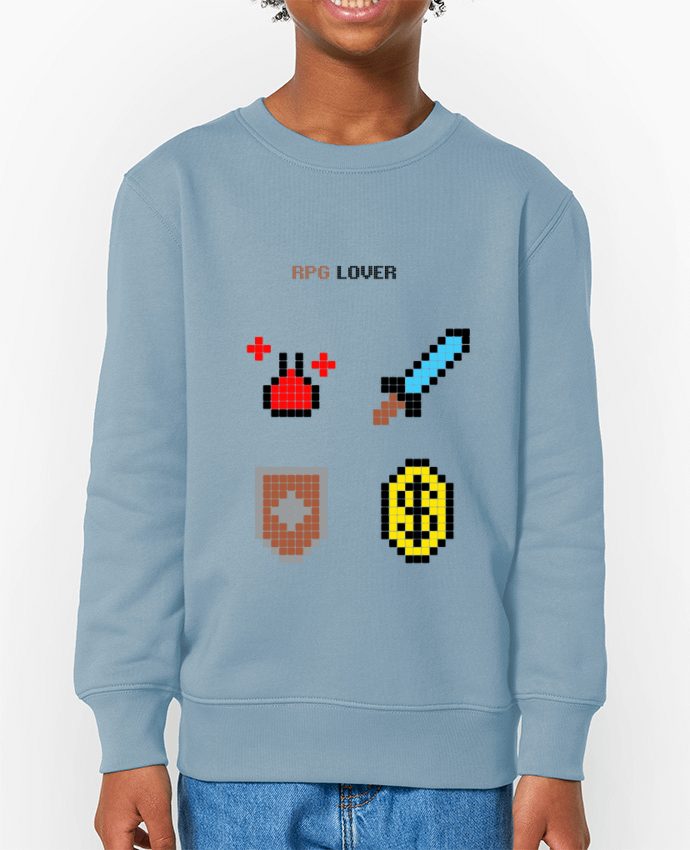 Sweat-shirt enfant Rigged Poker - Pixel Art - RPG Lover Par  Rigged Poker Shop