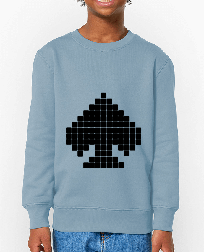 Sweat-shirt enfant Rigged Poker - Pixel Art - Piques Par  Rigged Poker Shop
