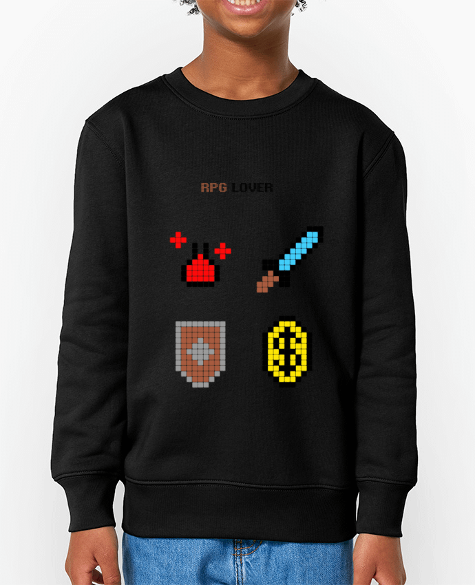 Sweat-shirt enfant Rigged Poker - Pixel Art - RPG Lover Par  Rigged Poker Shop