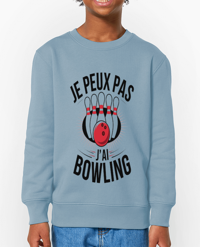 Sweat-shirt enfant je peux pas j'ai bowling Par  bwilfy