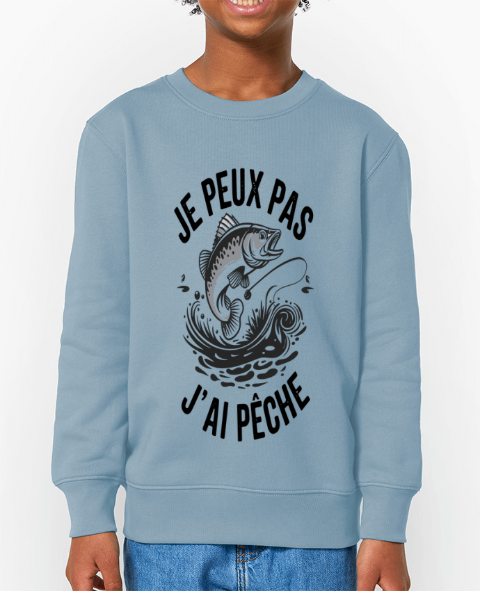 Sweat-shirt enfant je peux pas j ai pêche Par  bwilfy