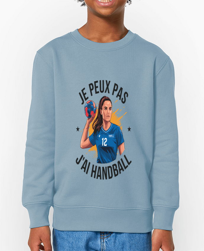 Sweat-shirt enfant je peux pas j'ai handball Par  bwilfy