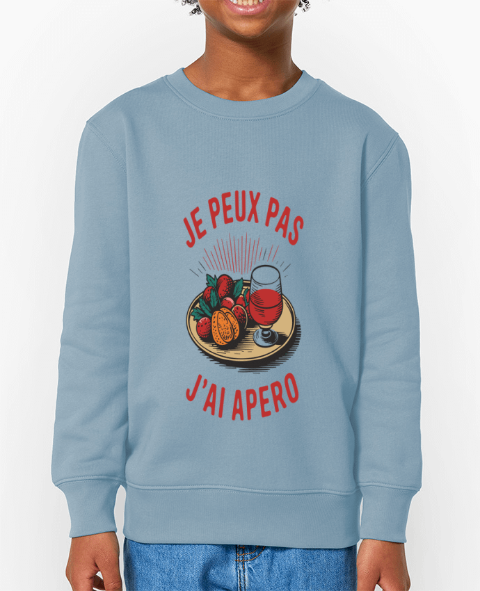 Sweat-shirt enfant je peux pas j'ai apéro Par  bwilfy