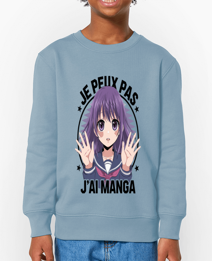 Sweat-shirt enfant je peux pas j'ai manga Par  bwilfy
