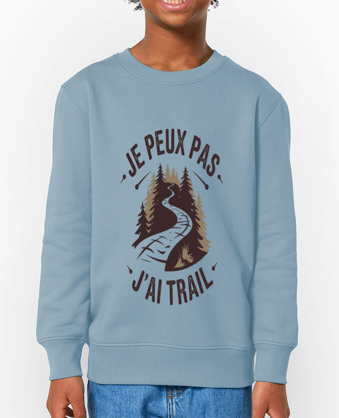Sweat-shirt enfant je peux pas j'ai trail Par  bwilfy
