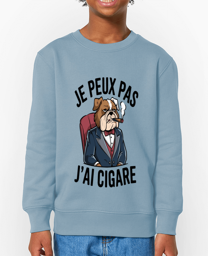 Sweat-shirt enfant je peux pas j'ai cigare Par  bwilfy