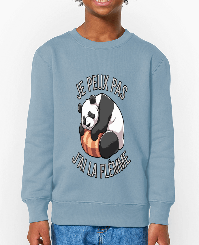 Sweat-shirt enfant je peux pas j'ai la flemme Par  bwilfy