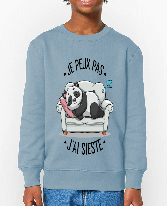 Sweat-shirt enfant je peux pas j'ai sieste Par  bwilfy