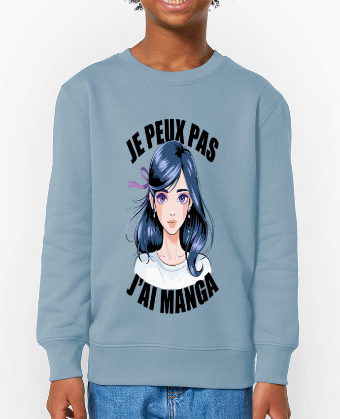 Sweat-shirt enfant je peux pas j'ai manga Par  bwilfy