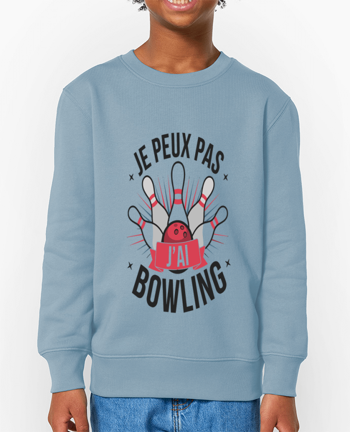 Sweat-shirt enfant je peux pas j'ai bowling Par  bwilfy