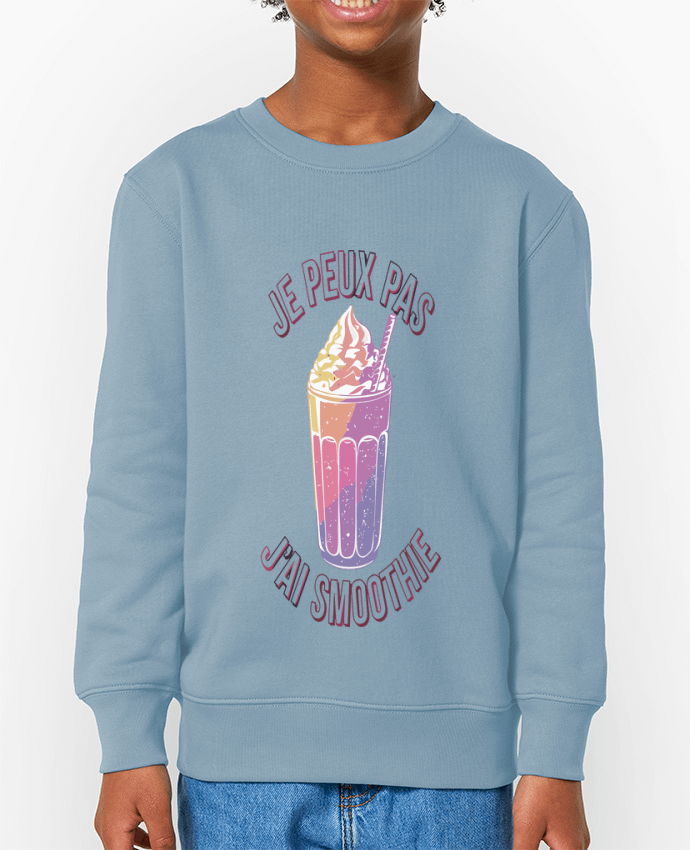 Sweat-shirt enfant je peux pas j'ai smoothie Par  bwilfy